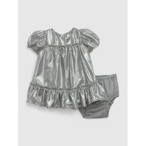 GAP Бебешка сатенена рокля GAP GAP | Srebaren | Момичешки | 50-62