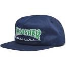 THRASHER OUTLINED SNAPBACK HAT \ Navy