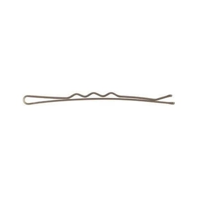 Vlnitá sponka Sibel Wavy - 7 cm, hnedá - 500 g (9400071-15)