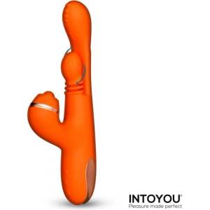 INTOYOU Rubbing вибратор с 3 мотора и сменяеми накрайници Ethan