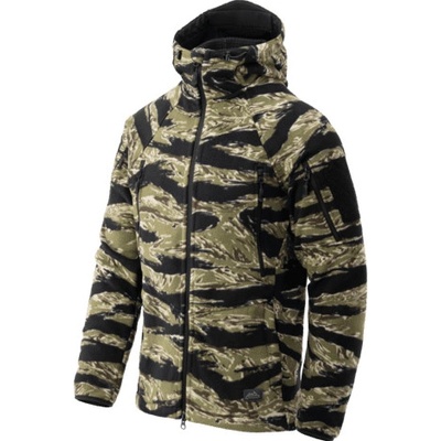 Bunda Helikon-Tex Patriot MK2 Hybrid fleece s kapucňou tiger stripe