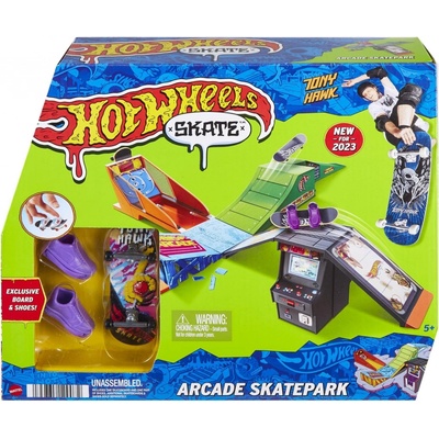 Mattel Hot Wheels Skates Fingerboard skatepark Herný set Stadium Skatepark