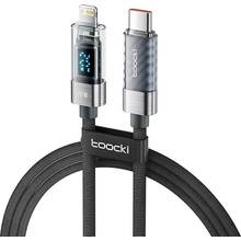 Toocki 054346 USB-C na Lightning, 20W, 1m, sivý