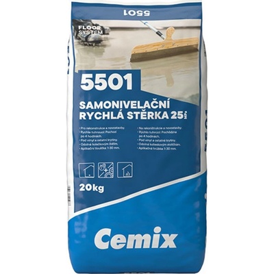 Cemix Samonivelační stěrka 25 Mpa 20 kg