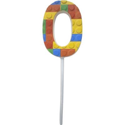 JUNIOR Свещ за торта JUNIOR Lego модел 0-p 10, 5 cm