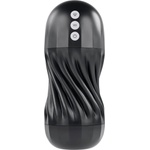 Playboy Solo Stroker - акумулаторен смукателен мастурбатор (черен)