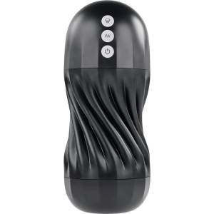 Playboy Solo Stroker - акумулаторен смукателен мастурбатор (черен)