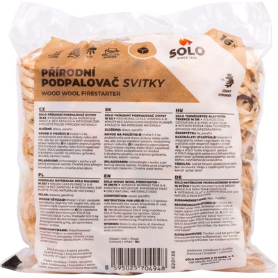 SOLO MATCHES & FLAMES, a.s. Podpalovač SOLO SVITKY 16 ks