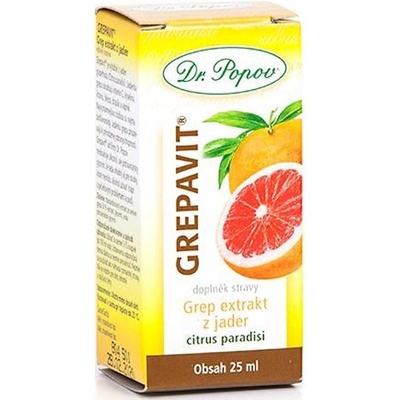 Dr. Popov Kapky Grepavit grep extrakt z jader 100 ml