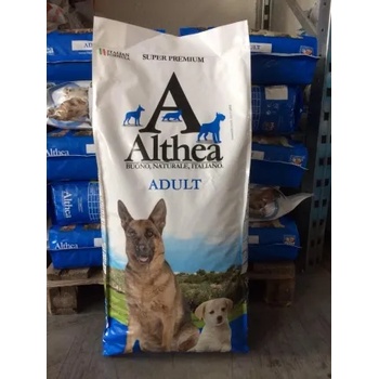 Althea Adult Dog - Пълноценна суха храна за израснали кучета с говеждо, агнешко, пилешко и сьомга, 15 кг