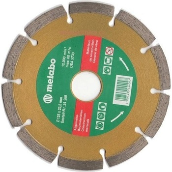 Metabo Řezný kotouč diamantový 125 x 22,2 mm 62426900