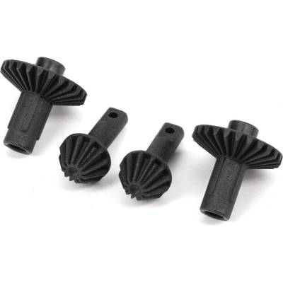 Traxxas Пиньон корона Траксас краулер Traxxas TRX-4M Land Rover Bronco Ring gear, differential (2)/ pinion gear, differential (2) TRX9777 (TRX9777)
