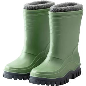 Sterntaler Детски гумени ботуши Sterntaler Kid's Rubber Boots with Liner Wellington boots - Steingrün - размер 26/27 (EU) (731-0238-0513)
