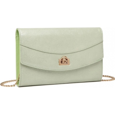Miss Lulu dámska elegantná spoločenská kabelka LP2219 zelená