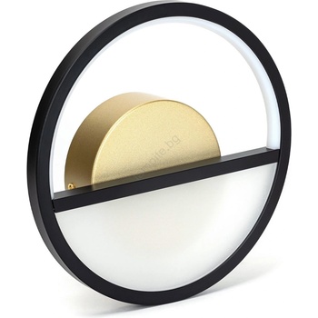 Aigostar - LED аплик LED/13, 5W/230V 6500K черен/златист (AI1045)