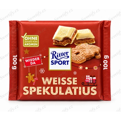 Ritter Sport bílá čokoláda Spekulatius 100 g