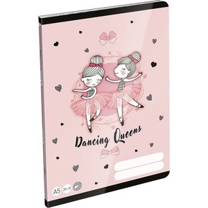 LIZZY Тетрадка гладка LIZZYSULI A/5, 32 листа, 20-32 Tiny Dancer Lovely Ballerina 7500172003 (7500172003)