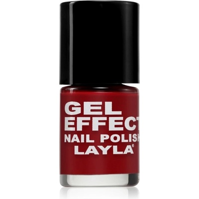 Layla Cosmetics Gel Effect gélový lak na nechty odtieň N.06 Power Red 10 ml
