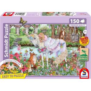 Schmidt Spiele Пъзел Schmidt от 150 части - Принцеса и еднорог (56587) - ozone