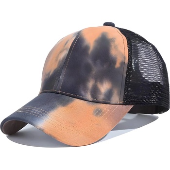 HARAHU Шапка с козирка ma-16070 - Черно / Кафяво kp16070 (ma-16070)