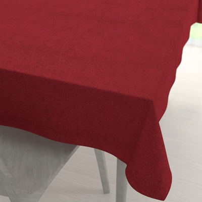 Biante Obdélníkový ubrus/imitace broušené kůže Alcantara ALC-018 Vínově červený 50x100cm