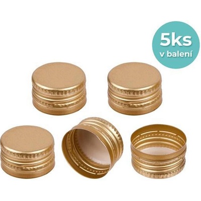 Šroubovací víčka na lahve 28mm TORO 5ks