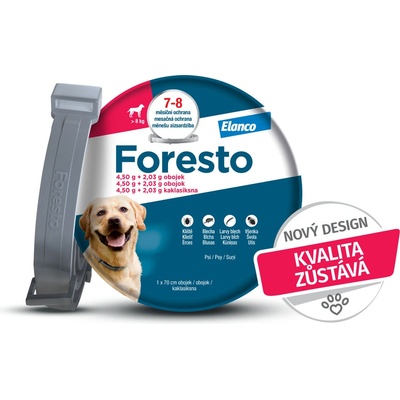 Foresto obojek pro psy nad 8 kg 70 cm – Zbozi.Blesk.cz