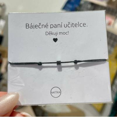 Nattka náramek Báječné paní učitelce 29639