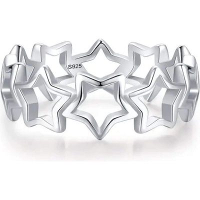 Silenti Jewelry Сребърен пръстен "Хоризонт" - 7 - 54.5мм (17.2мм диам. )