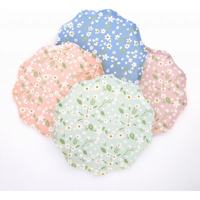 Meri Meri Papírový tanier Ditsy Floral – sada