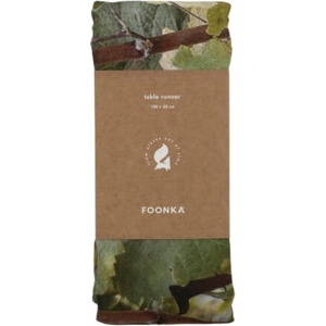 Foonka Тишлайфер за маса Hayka десен с лозови листа (TR_50x150-V)