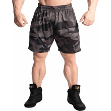 Urban Classics camo Cargo Terry shorts dark camo