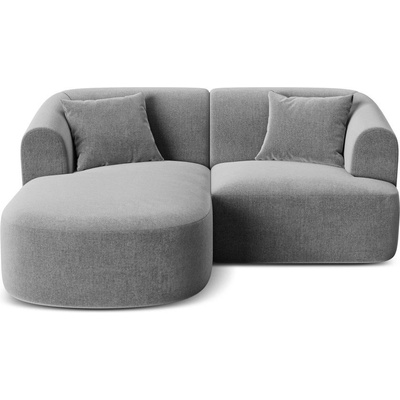 Cosmopolitan Design Светлосив кадифен ъглов диван (ляв ъгъл) Campi - Cosmopolitan Design (COS_LC_S_120_F1_CAMPI6)