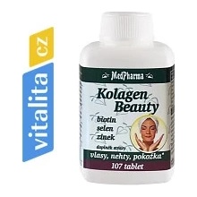 Kolagen Beauty vlasy nehty pokožka 107 tablet