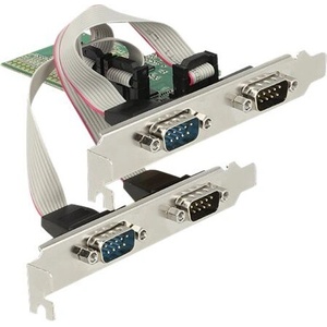 Delock DELOCK PCI мрежова карта 4x D Sub9je 2 към слот панел (89557)