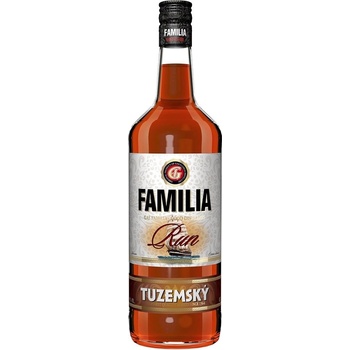 Familia Rum Tuzemský 40% 1 l (čistá fľaša)