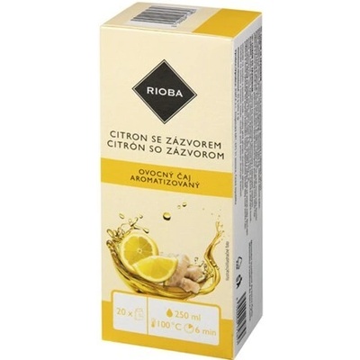 RIOBA Čaj citrón zázvor 40 g