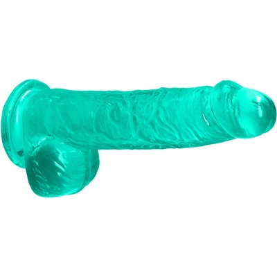 RealRock 6"" / 15 cm realistic dildo with balls Klasické dildo s přísavkou