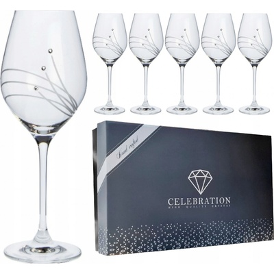 SWAROVSKI Poháre na víno CLASSIC 6 x 360 ml