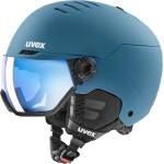 uvex Ски каска Uvex Wanted Visor Ski helmet - Stone Blue Matt / Blue Mirror - размер 54-58 cm (418-0717-0611)