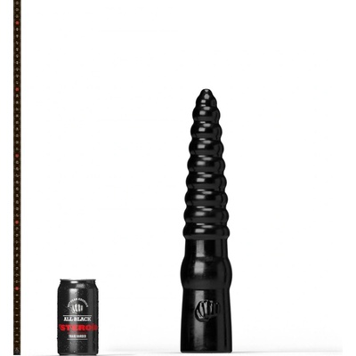 All Black Steroid ABS12 The Home Run dildo 39,5 x 4 - 7,7 cm