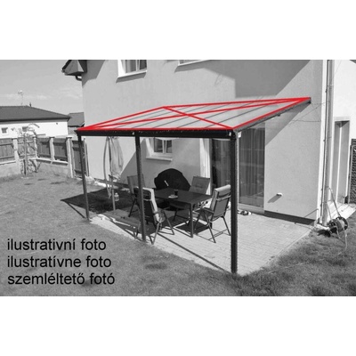 LANIT PLAST náhradné presklenie pre pergolu LANITPLAST WALL 53 číre PC LG3108