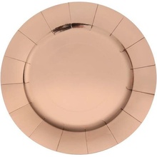 Santex Klubové taniere ružovo zlaté 33cm 10ks