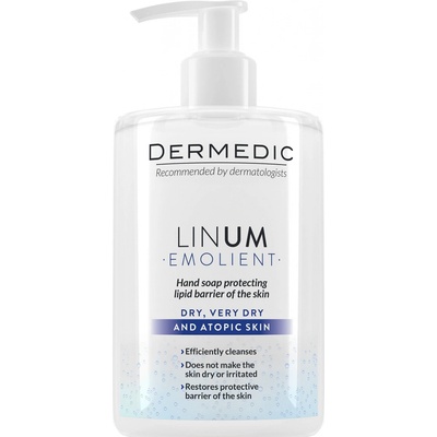 Dermedic Linum Emolient mýdlo na ruce pro ochranu lipidové bariéry 300 ml