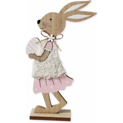 Lepaso Zajíc dřevo/textil 29cm