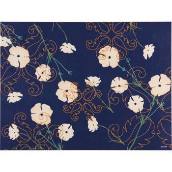 Guzzini Подложка за чинии Fusion на цветя 33 x 44 см морскосиня (12790276)