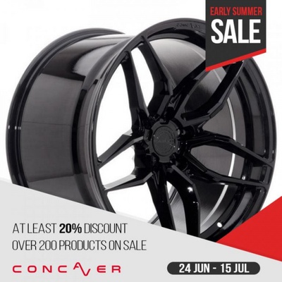 CONCAVER CVR3 8,5x19 5x114,3 ET45 platinum black