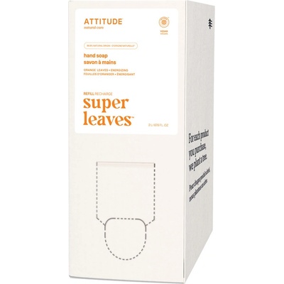 Attitude Super Leaves přírodní tělové mýdlo s detoxikačním účinkem pomerančové listy 2 l
