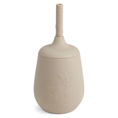 Nuuroo Adita hrnek na pití s brčkem Cobble stone 230 ml