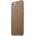 Apple iPhone Case - оригинален кожен кейс (естествена кожа) за iPhone 6S, iPhone 6 (тъмнокафяв)